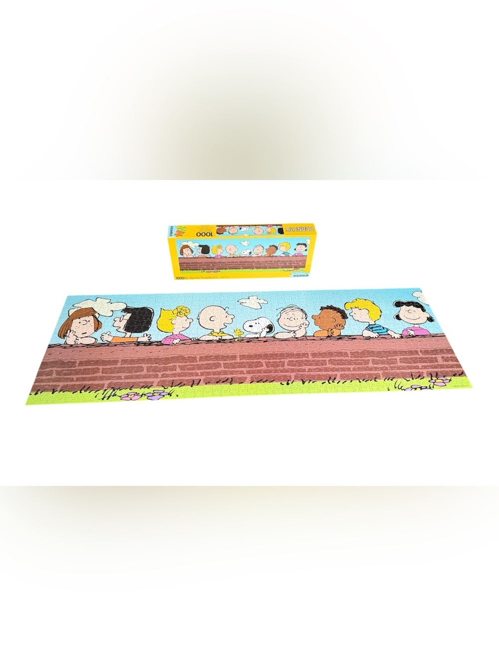 2020 Peanuts Charlie Brown Snoopy 1000 Piece Jigsaw Puzzle 12" × 36" - Complete